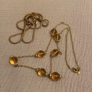 J. Crew necklace. Very good condition. Set 2 pieces